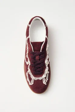 Alohas Sneakers-Tb.490 Pantufas de Couro Crochê Granada