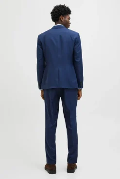 Jack & Jones Fatos-Terno masculino slim fit Azul