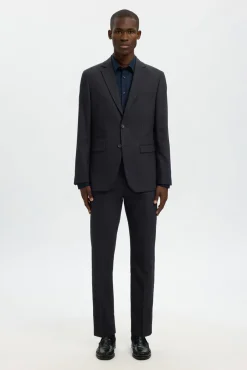 Selected Fatos-Terno slim fit de duas peças em lã fria Preto