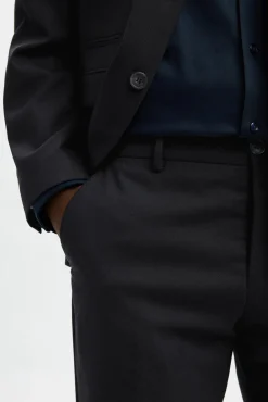 Selected Fatos-Terno slim fit de duas peças em lã fria Preto