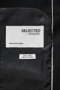 Selected Fatos-Terno slim fit de duas peças em lã fria Azul