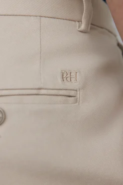 Pedro del Hierro Calças|Chinos-Textura de regular fit Chino Beige