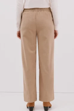 Cortefiel Calças-Texturas de borracha Panralón Tostado