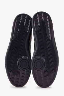 Fred Perry Sneakers-Tênis B4 em couro/camurça com relevo Azul