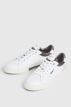 Pepe Jeans Sneakers-Tênis Clássico Com Detalhes Em Camurça cinzento