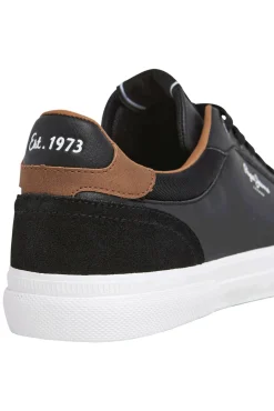 Pepe Jeans Sneakers-Tênis Clássico Com Detalhes Em Camurça preto