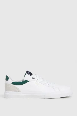 Pepe Jeans Sneakers-Tênis Clássico Com Detalhes Em Camurça verde