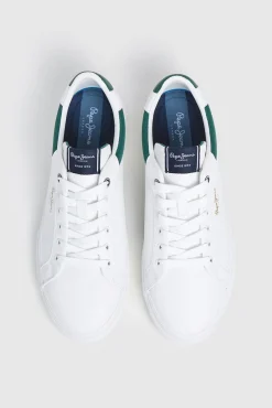 Pepe Jeans Sneakers-Tênis Clássico Com Detalhes Em Camurça verde