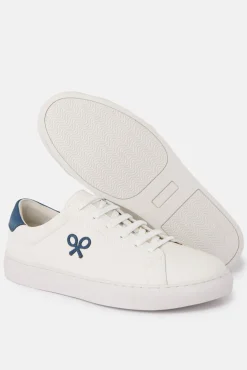 Silbon Sneakers-Tênis clássico de seda Branco