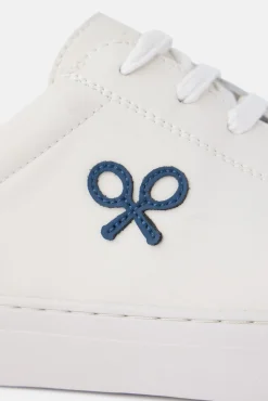 Silbon Sneakers-Tênis clássico de seda Branco