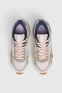 Pepe Jeans Sneakers-Tênis com detalhes de estampa animal rosa