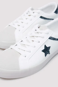 Springfield Sneakers-Tênis com estrelas brilhantes branco