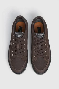 Pepe Jeans Sneakers-Tênis de Camurça cru