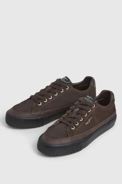 Pepe Jeans Sneakers-Tênis de Camurça cru