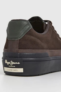 Pepe Jeans Sneakers-Tênis de Camurça cru