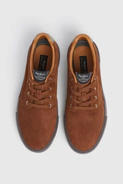 Pepe Jeans Sneakers-Tênis de Camurça cru