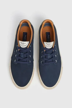 Pepe Jeans Sneakers-Tênis de Camurça azul