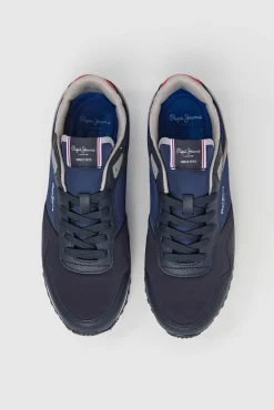 Pepe Jeans Sneakers-Tênis de camurça azul