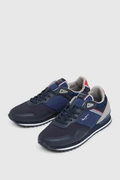Pepe Jeans Sneakers-Tênis de camurça azul