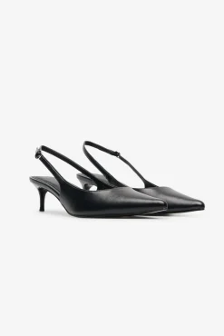 Cortefiel Saltos-Tênis de cano baixo aberto Preto