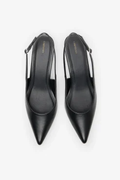 Cortefiel Saltos-Tênis de cano baixo aberto Preto