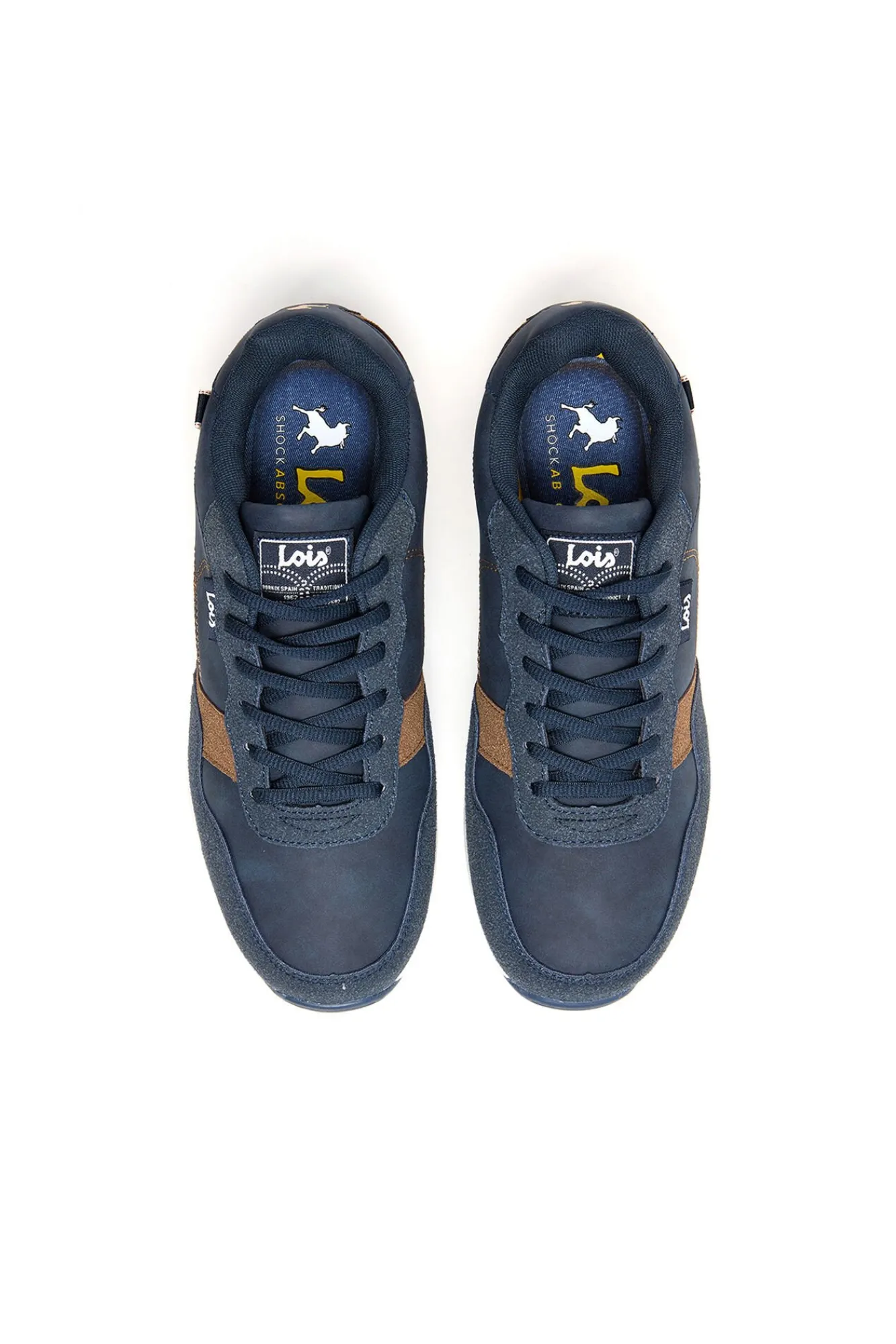 Lois Sneakers|T-Shirts-Tênis de corrida casual masculino azul