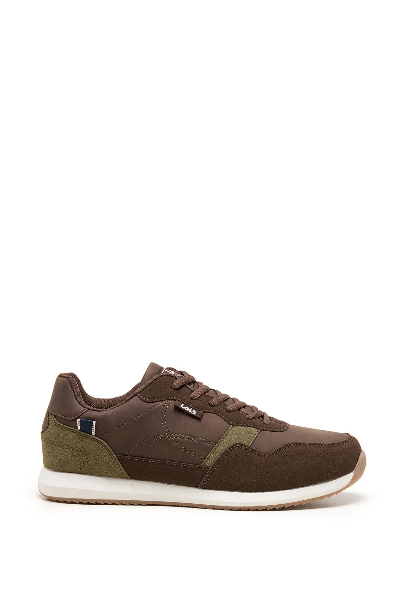 Lois Sneakers|T-Shirts-Tênis de corrida casual masculino camel