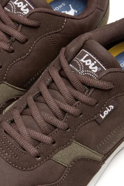 Lois Sneakers|T-Shirts-Tênis de corrida casual masculino camel