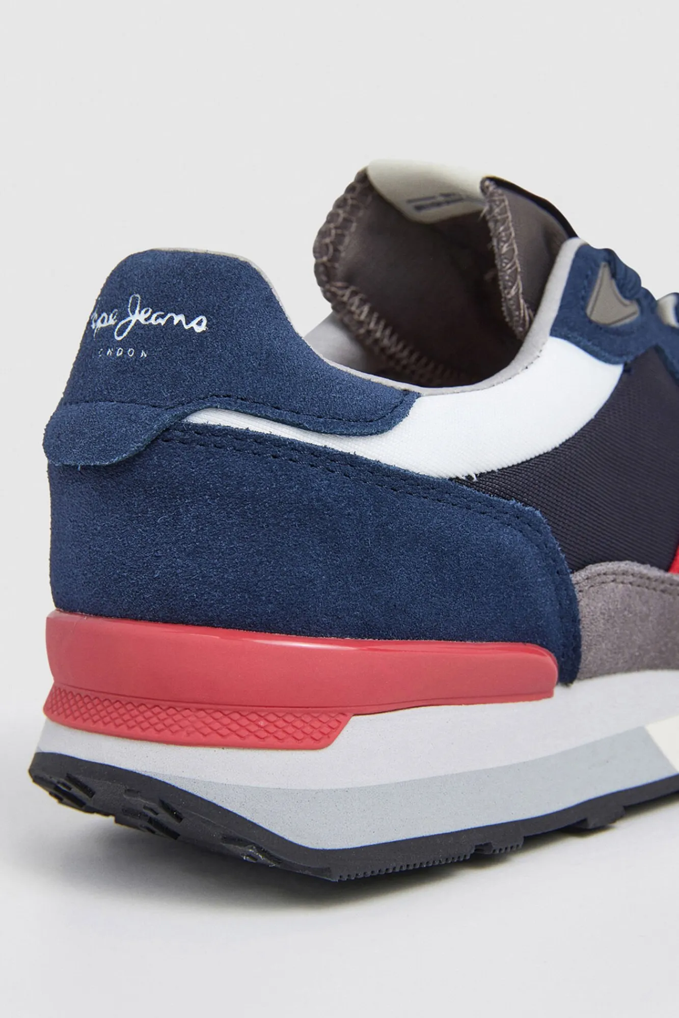 Pepe Jeans Sneakers-Tênis de corrida com detalhes em Camurça azul