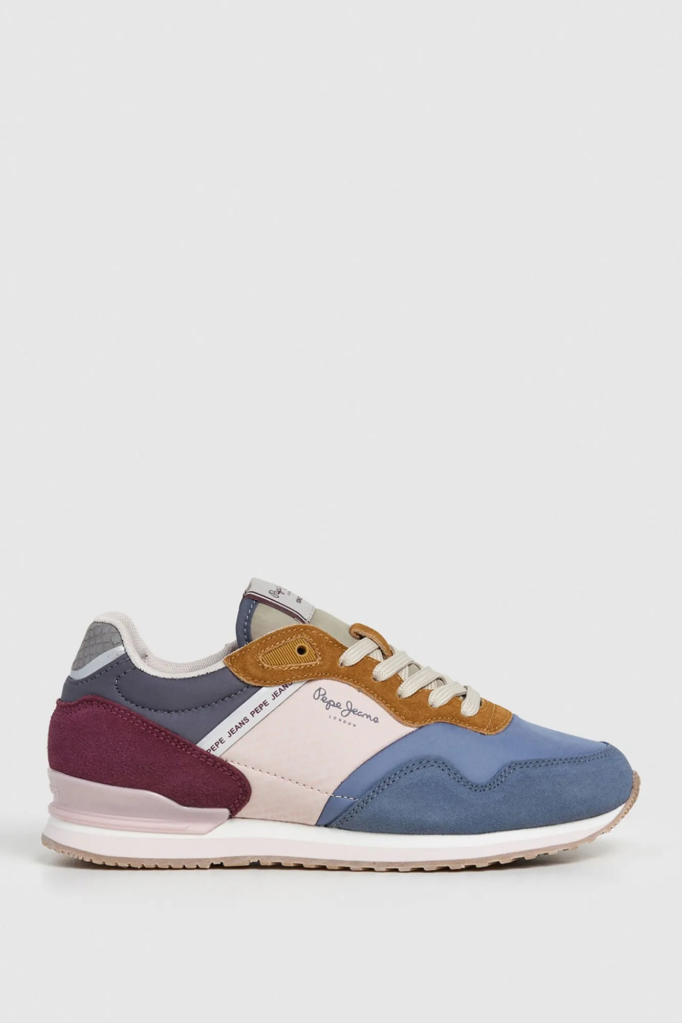 Pepe Jeans Sneakers-Tênis de corrida com estampa de logotipo cinzento