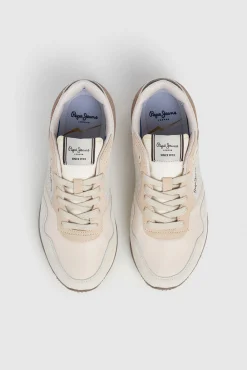 Pepe Jeans Sneakers-Tênis de corrida com estampa de logotipo castanho