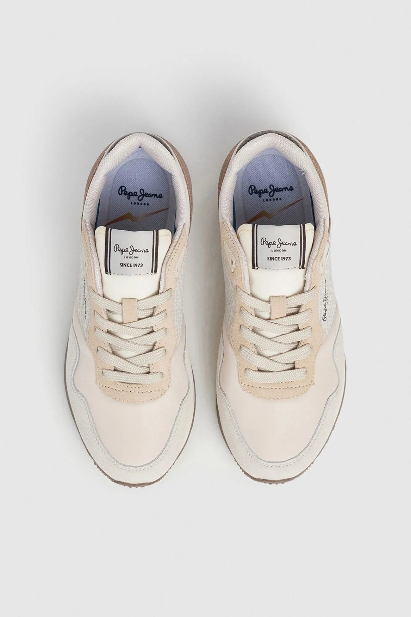 Pepe Jeans Sneakers-Tênis de corrida com estampa de logotipo castanho