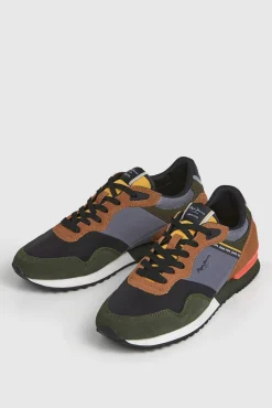 Pepe Jeans Sneakers-Tênis de corrida combinados Caqui escuro