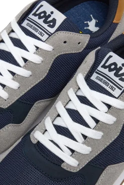 Lois Sneakers|T-Shirts-Tênis de corrida masculino para lazer azul