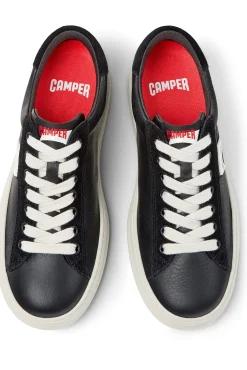 Camper Sneakers|Calçado De Couro-Tênis de couro preto
