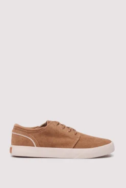 Springfield Sneakers-Tênis de couro casual castanho