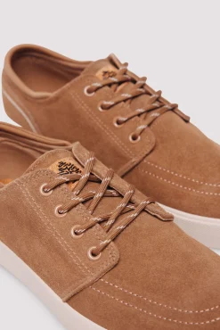 Springfield Sneakers-Tênis de couro casual castanho