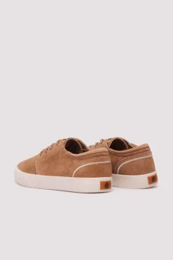 Springfield Sneakers-Tênis de couro casual castanho