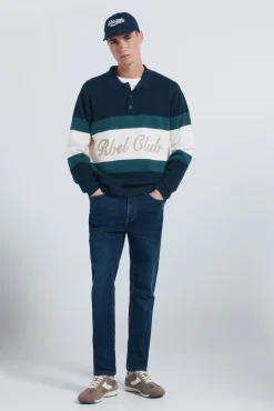 Springfield Sneakers-Tênis de couro estilo retrô castanho