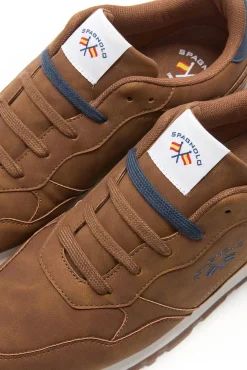 Spagnolo Sneakers-Tênis de desportiva Castanho
