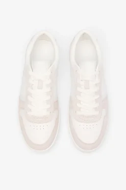 Cortefiel Sneakers-Tênis de pele Branco