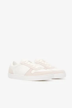 Cortefiel Sneakers-Tênis de pele Branco