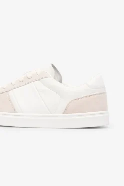 Cortefiel Sneakers-Tênis de pele Branco