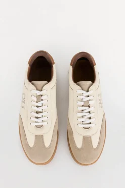 Pedro del Hierro Sneakers-Tênis de pele Beige