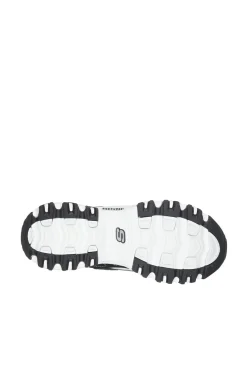 Skechers Sneakers|Calçado De Couro-Tênis D'Lites - Maior Tenis preto