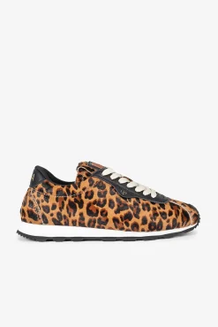 Popa Sneakers-Tênis Esportivo Feminino Kira Leopard Preto