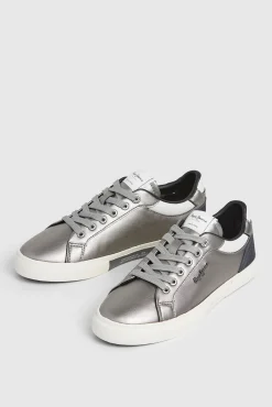 Pepe Jeans Sneakers-Tênis Metálicos Clássicos cinzento
