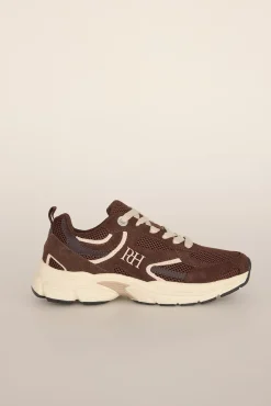 Pedro del Hierro Sneakers|Calçado De Couro-Tênis unissex Marrom