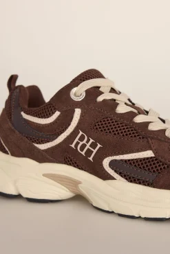 Pedro del Hierro Sneakers|Calçado De Couro-Tênis unissex Marrom