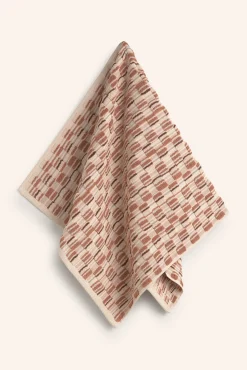 Calma House Toalhas-Toalha de banho de algodão felpudo Mercury Jacquard vermelho